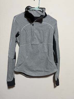 Lululemon Base Runner 1/2 Zip Herringbone Performance Pullover
